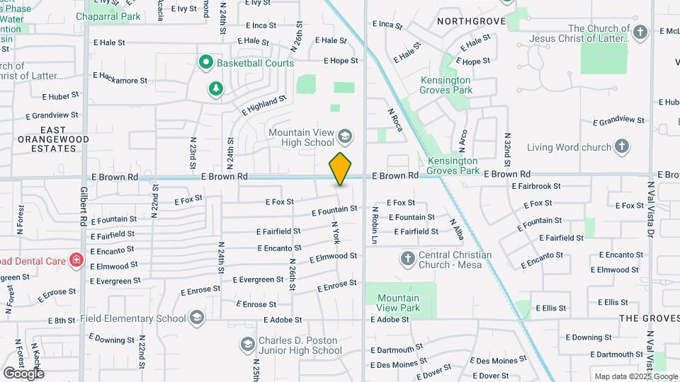 1131 N York Cir Map and Location Details