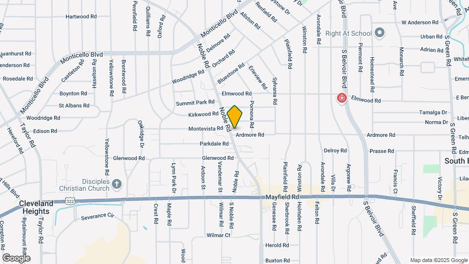 2833 Noble Rd Map and Location Details