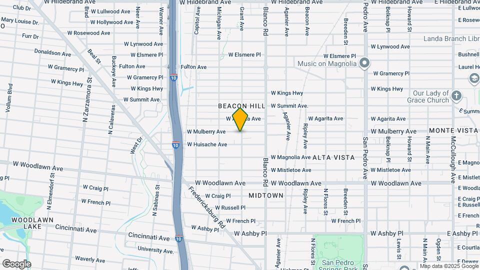 1002 W Mulberry Ave Map and Location Details