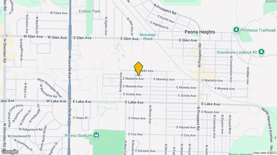 705 E Marietta Ave Map and Location Details