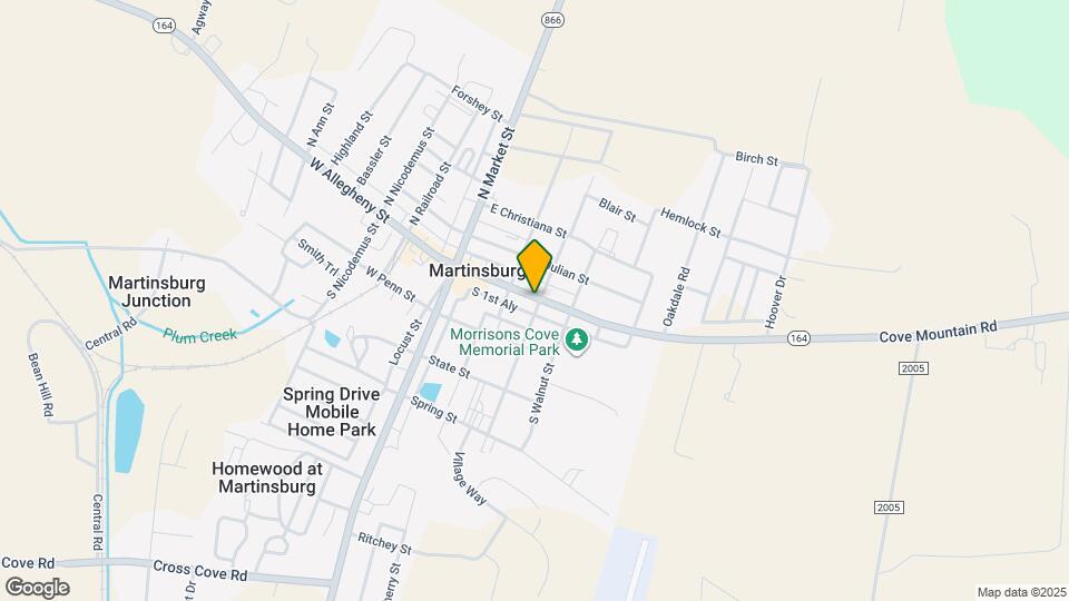 210 E Allegheny St, Unit 2 Map and Location Details