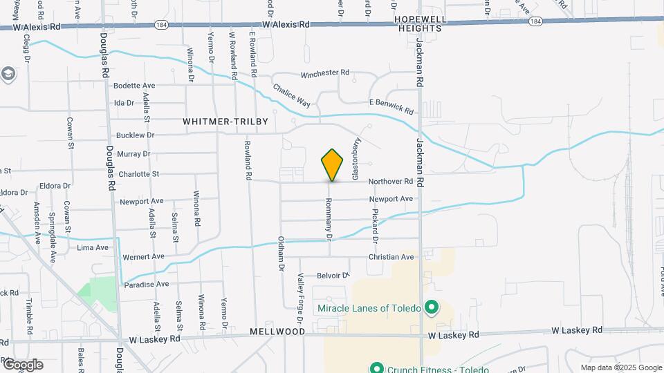 1921 Northover Rd Map and Location Details