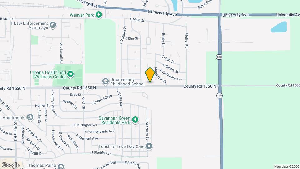 806 S Sunny Ln Map and Location Details