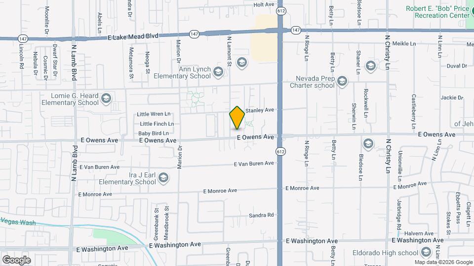 4910 E Owens Ave Map and Location Details