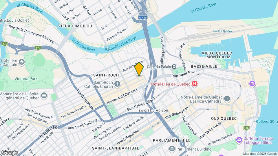 381 Monseigneur Map and Location Details