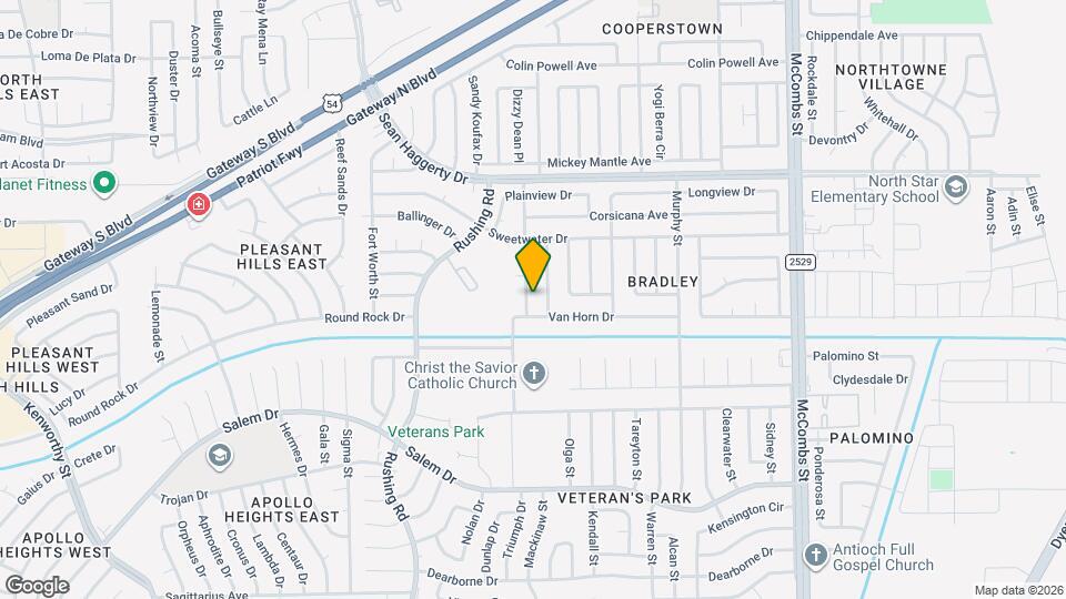 10708 Georgetown St Map and Location Details