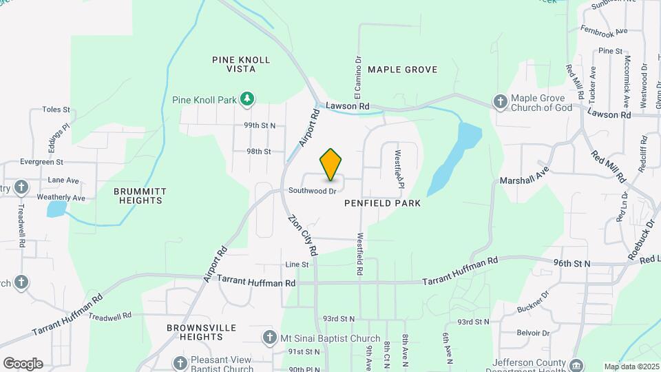 1044 Southwood Dr Map and Location Details