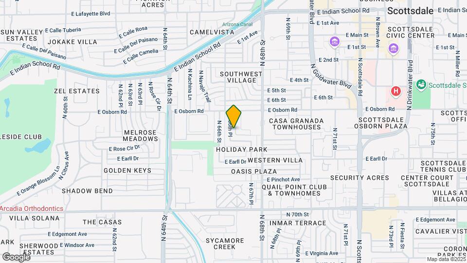 3301 N 66th Pl Mapa y Detalles de la Ubicación