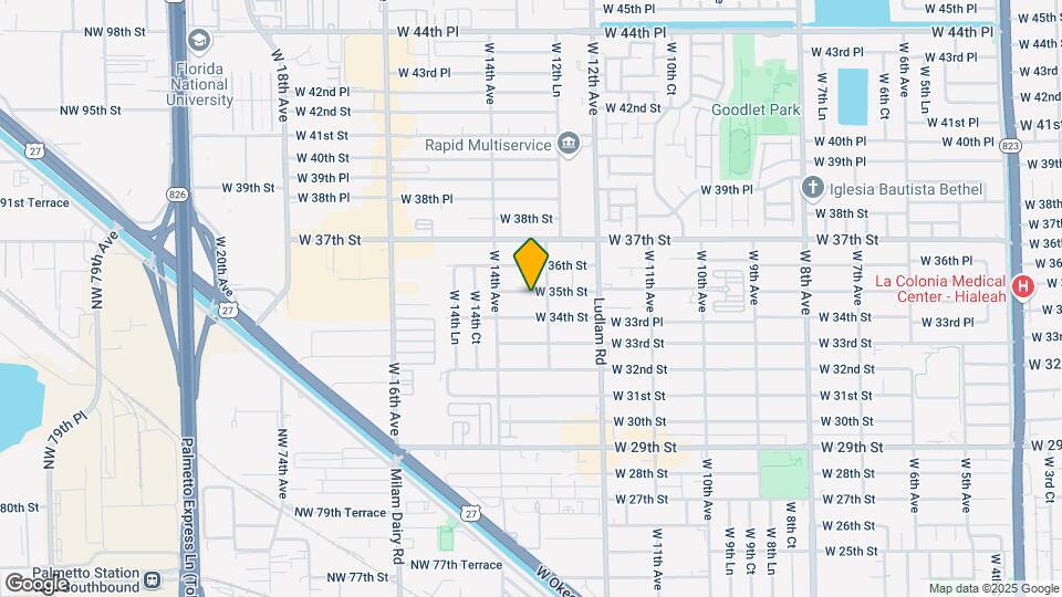 1320 W 35th St, Unit 405 Mapa y Detalles de la Ubicación