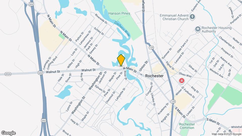 125 N Main St Map and Location Details