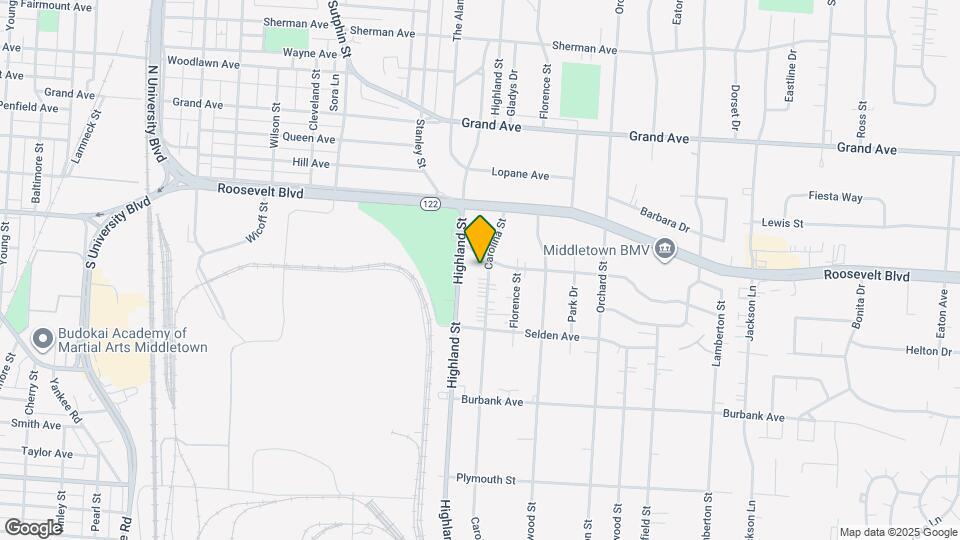 1404 Carolina St Map and Location Details