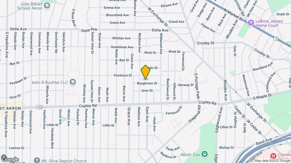 921 Baughman St Map and Location Details