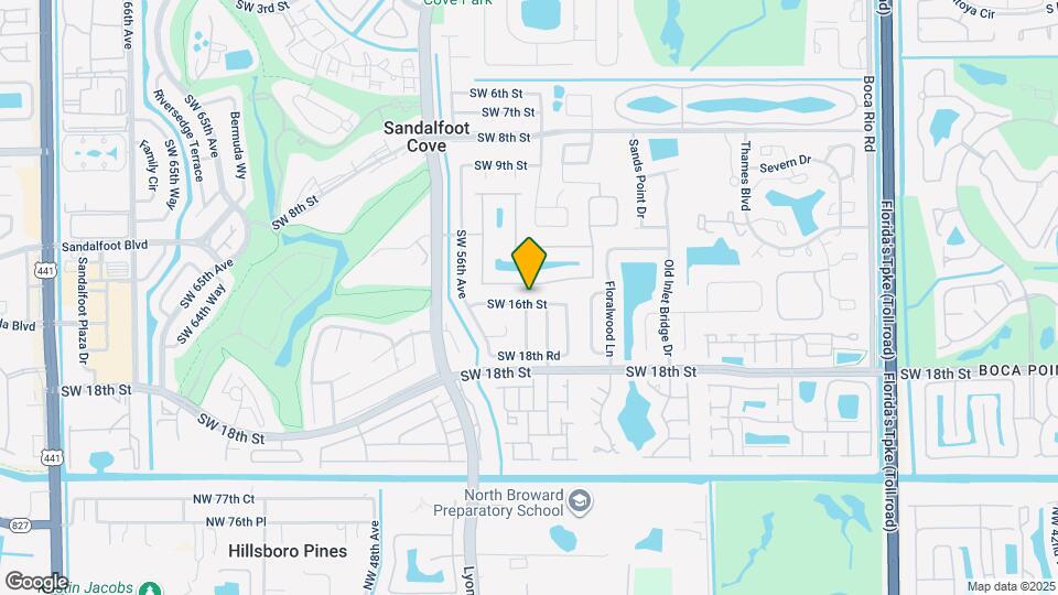 8867 SW 16th St Map and Location Details