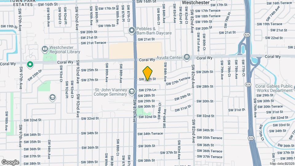 8531 SW 27th Terrace Map and Location Details