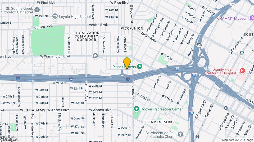 1332 W 20th St Map and Location Details