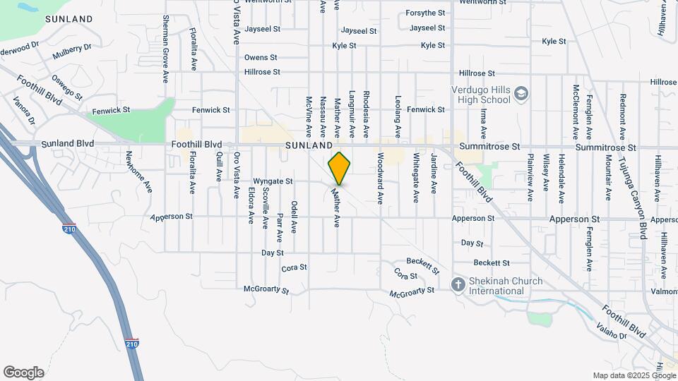 10342 Mather Ave Map and Location Details