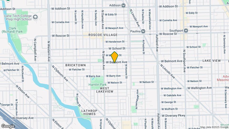 1911 W Belmont Ave Map and Location Details