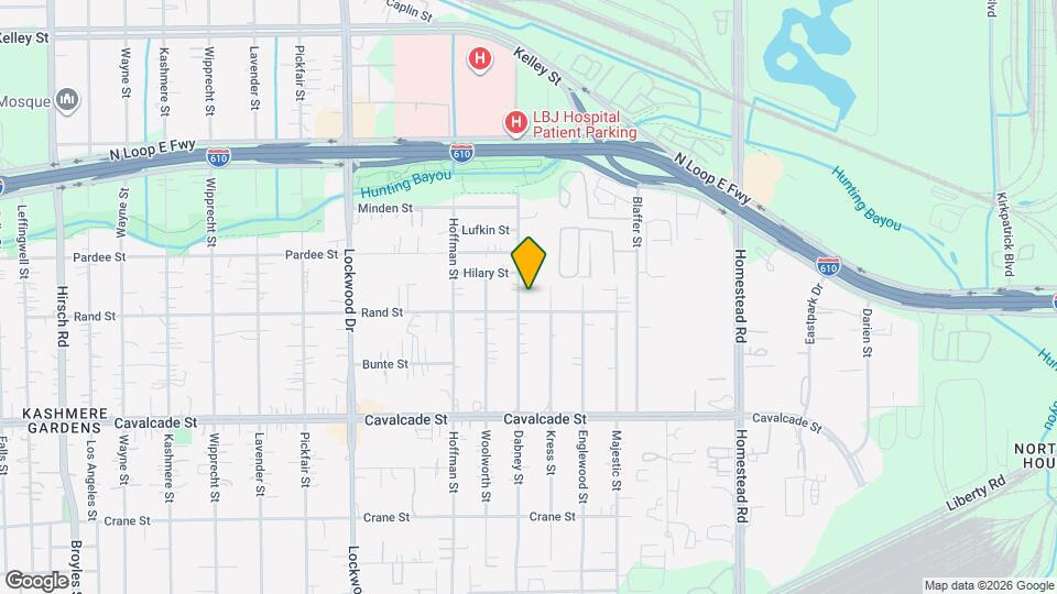 4810 Dabney St Map and Location Details