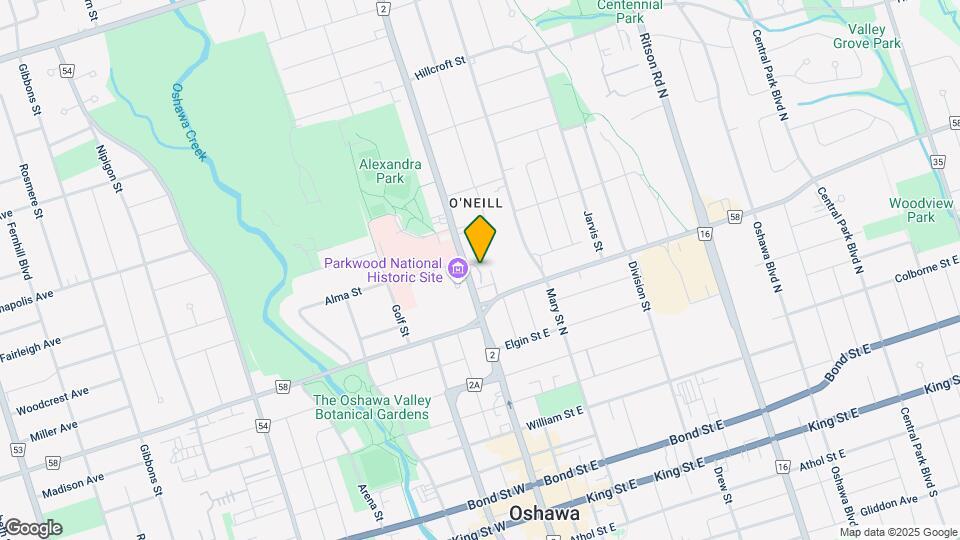 255 Simcoe St N Map and Location Details