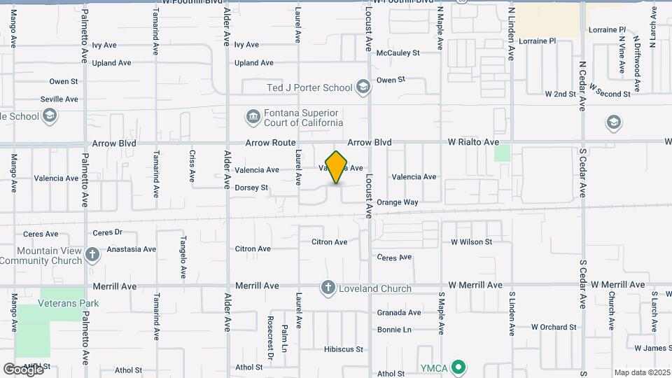 8644 Frankfort St Map and Location Details