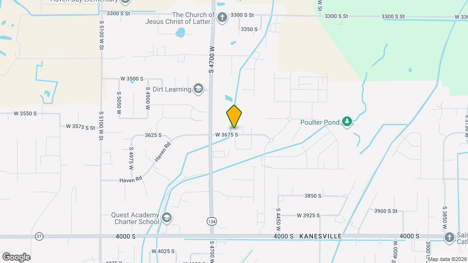 3669 S 4625 W Map and Location Details