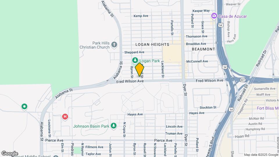 3535 Fred Wilson Ave Map and Location Details