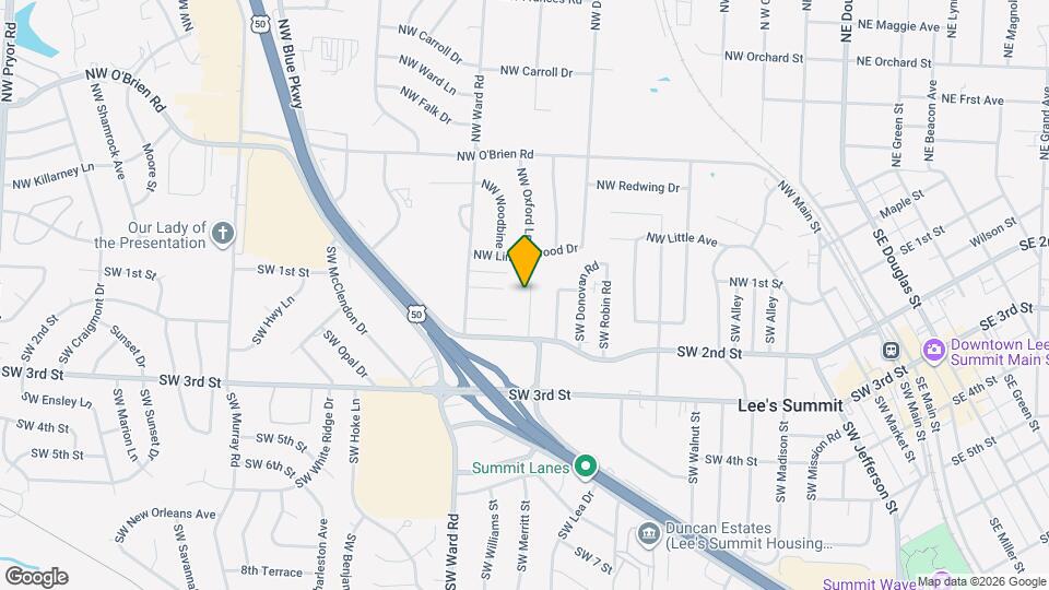 118 SW Oxford Pl Map and Location Details