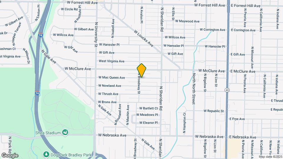 824 W Mac Queen Ave Mapa y Detalles de la Ubicación