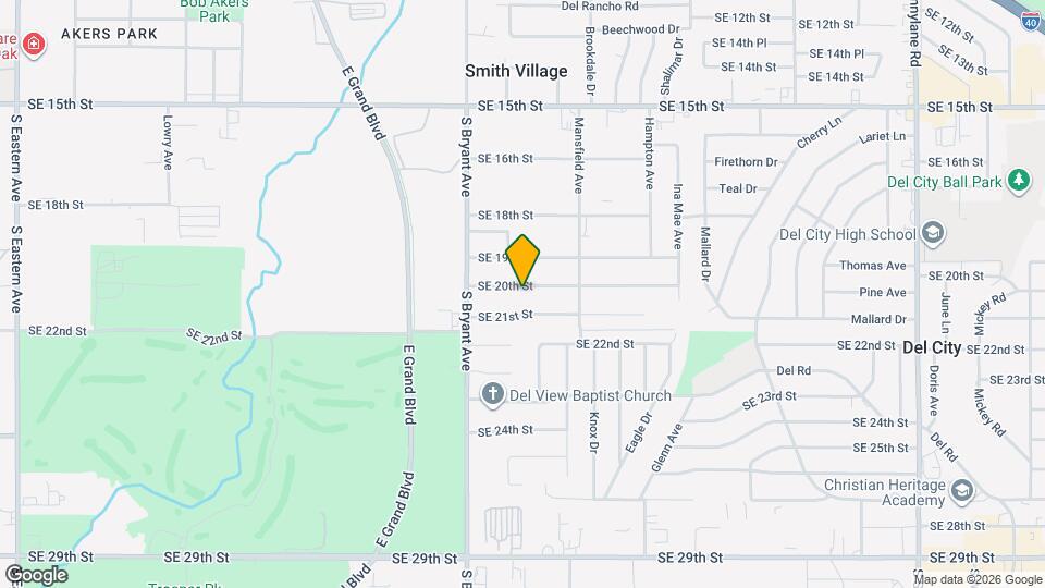 3036 SE 20th St Map and Location Details