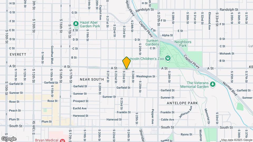 2301 A Street Mapa y Detalles de la Ubicación
