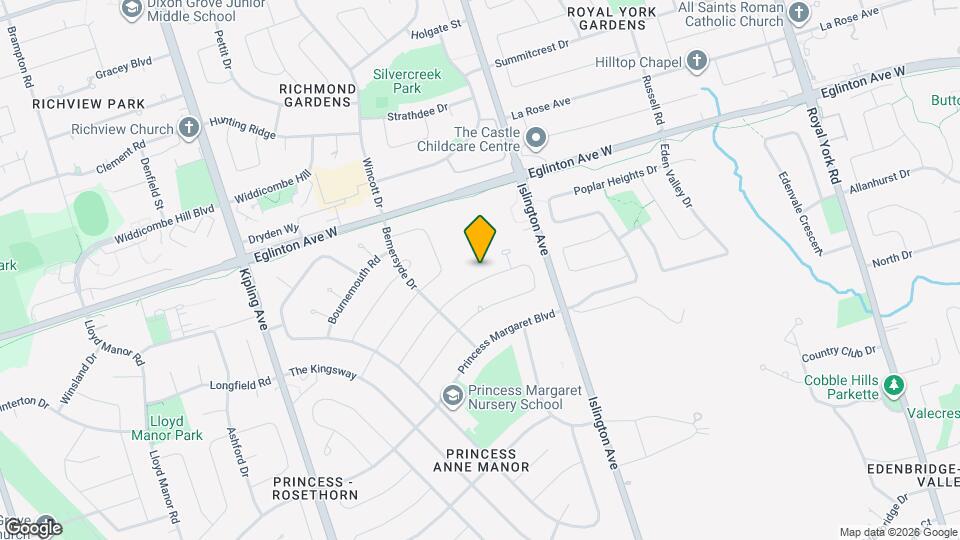 73 Ravensbourne Crescent Map and Location Details