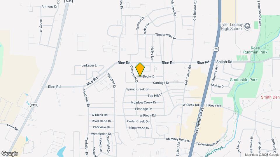 704 Becky Dr Map and Location Details