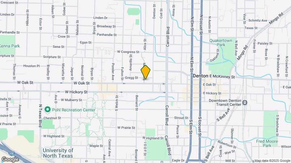722 W Oak St Map and Location Details