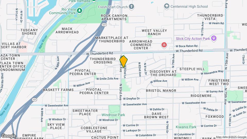 13650 N 82nd Ln Map and Location Details