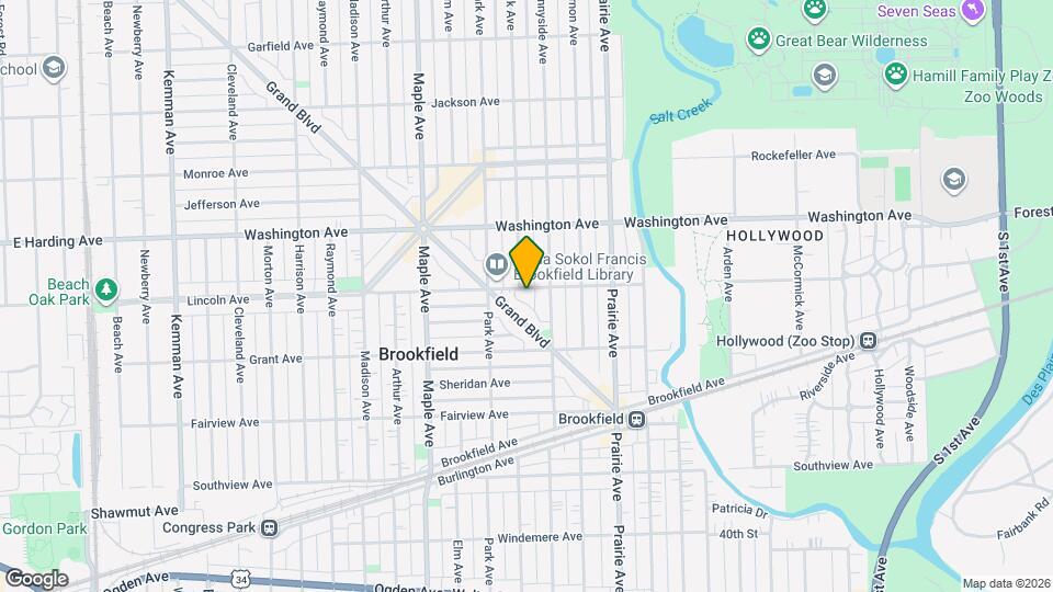 9019 Lincoln Ave Map and Location Details