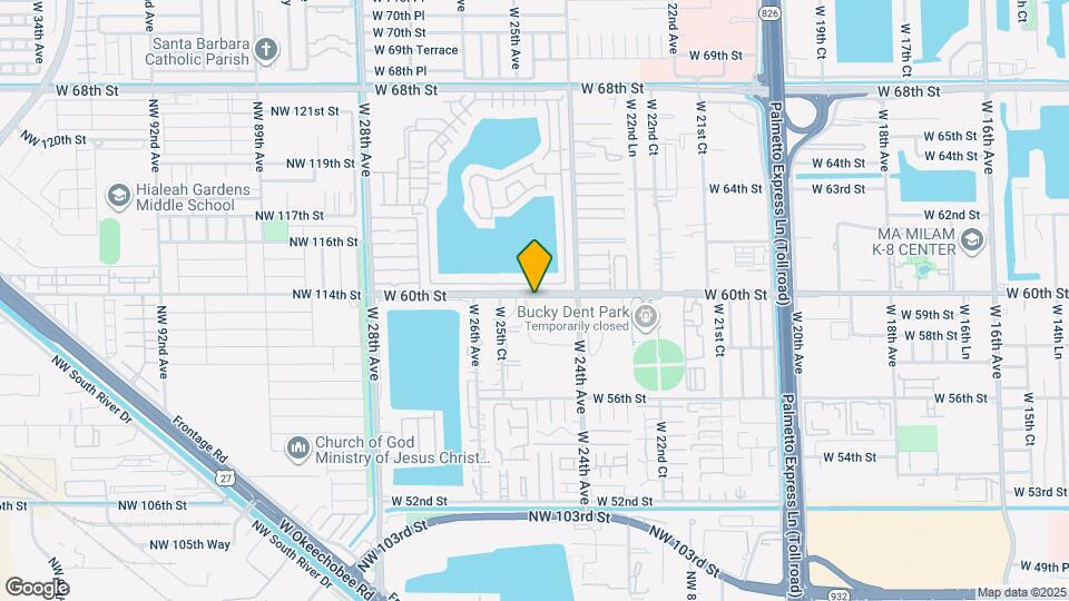 2550 W 60th St Map and Location Details