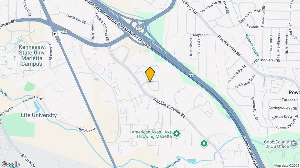 707 Franklin Dr SE Map and Location Details