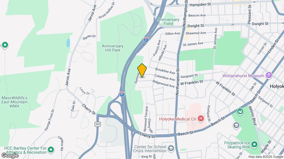 109 Ridgewood Ave Mapa y Detalles de la Ubicación