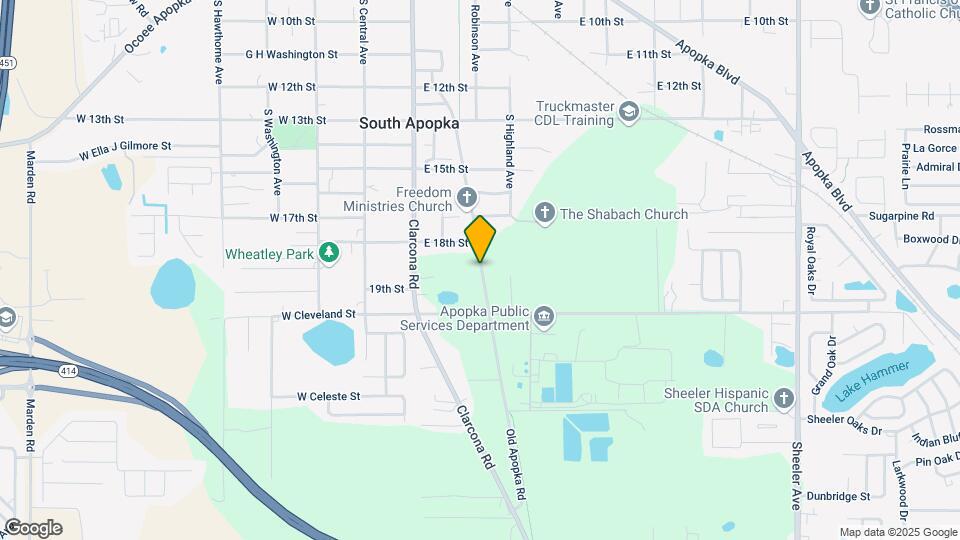 1476 Old Apopka Rd Map and Location Details