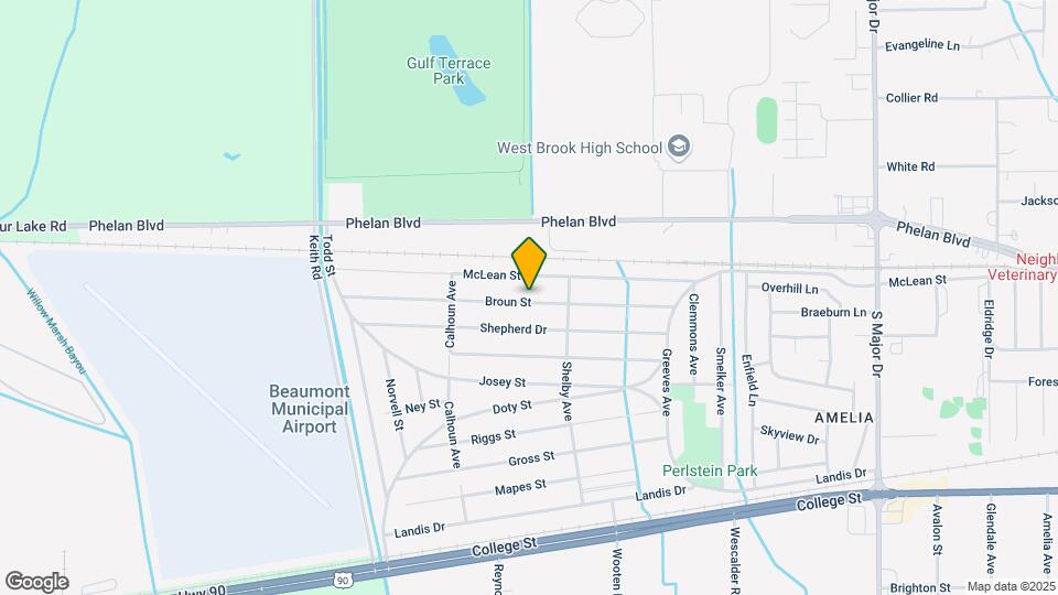 9380 Broun St Mapa y Detalles de la Ubicación