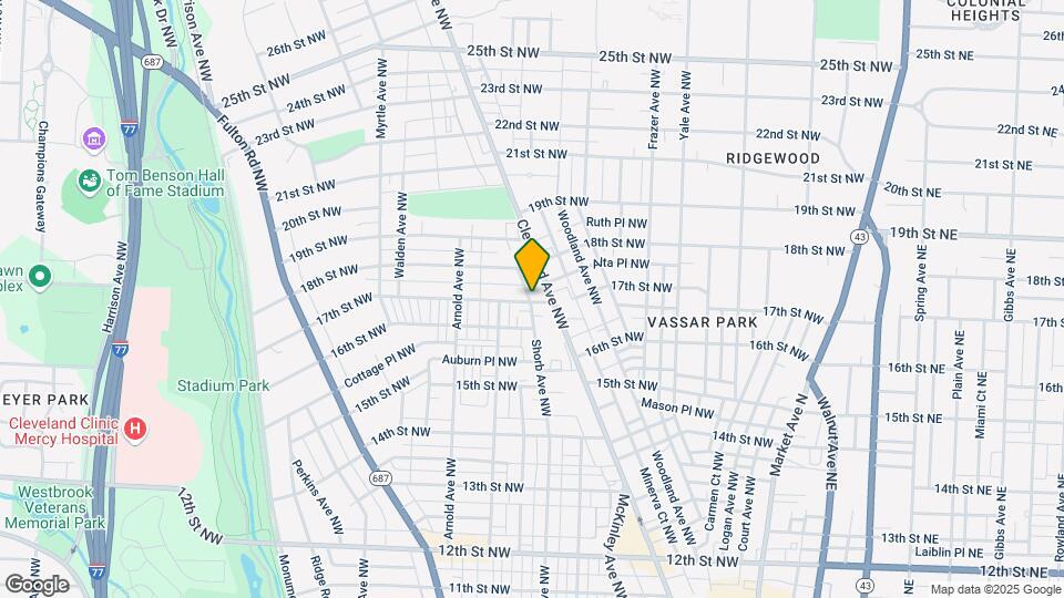 921 17th St NW Map and Location Details
