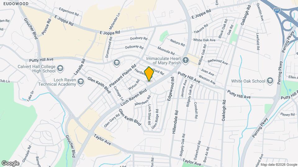 8404 Loch Raven Blvd Mapa y Detalles de la Ubicación