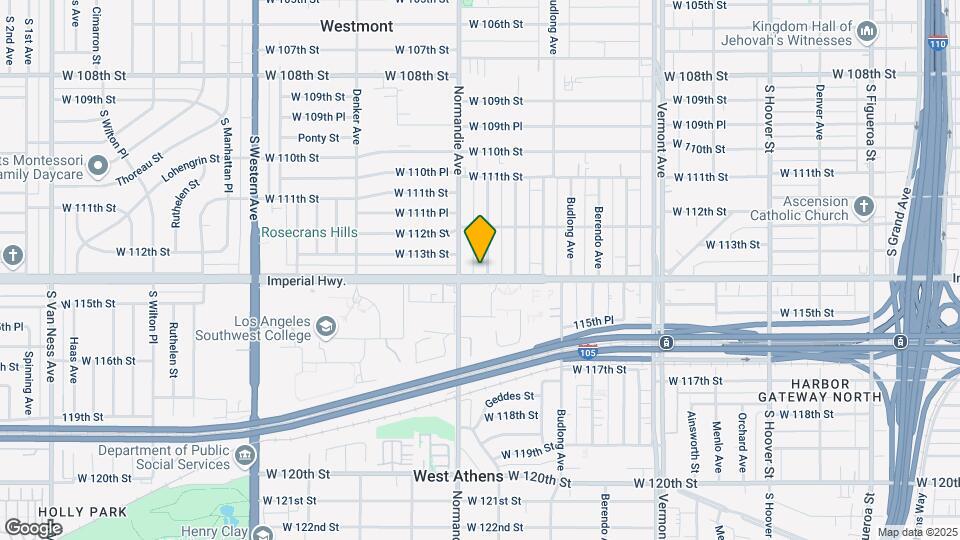 11251 S Mariposa Ave, Unit 11251 Map and Location Details