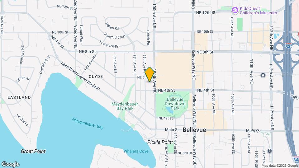 401 100th Ave NE Map and Location Details