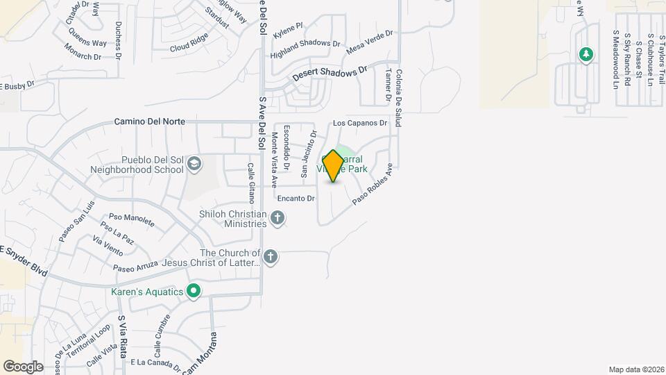 1229 Questa Ct Map and Location Details