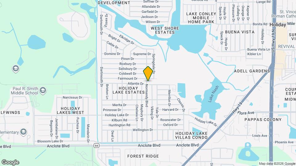 3413 Atlantis Dr Map and Location Details