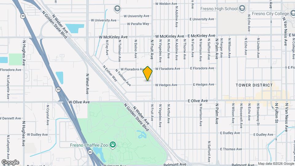 526 W Hedges Ave, Unit 526 W Hedges Ave Mapa y Detalles de la Ubicación