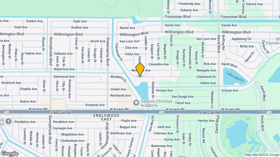 11895 Claremont Dr Map and Location Details