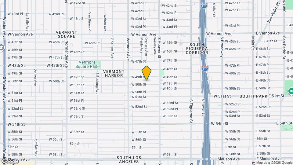 853 W 50th St Map and Location Details