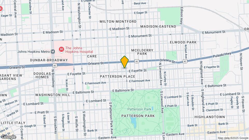 2436 E Fayette St Map and Location Details